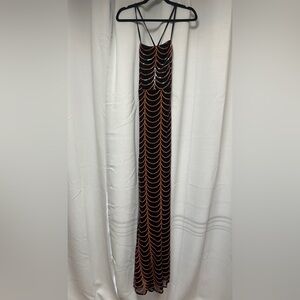 Gatsby Sequin Maxi Dress/Gown with Back Tie